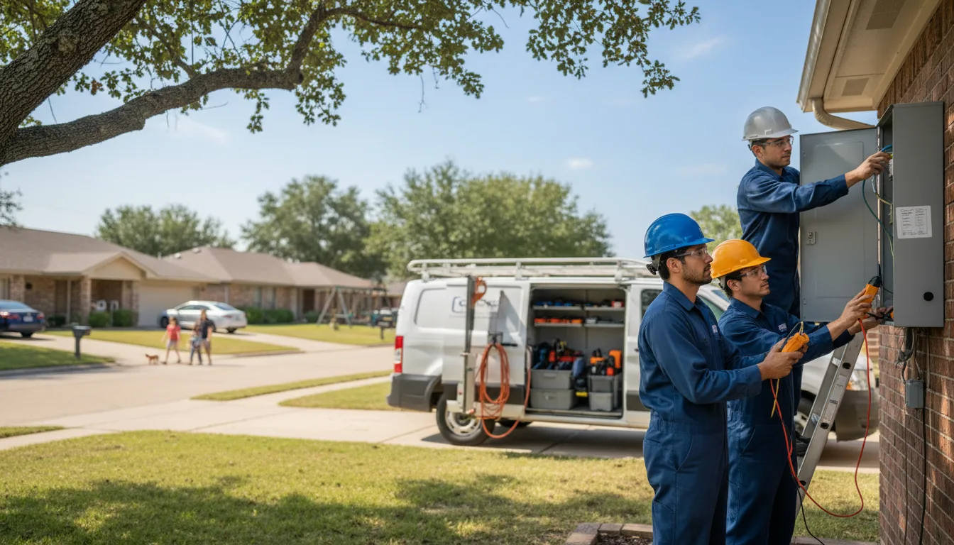 Certified electrician providing emergency electrical services in Lewisville, NC